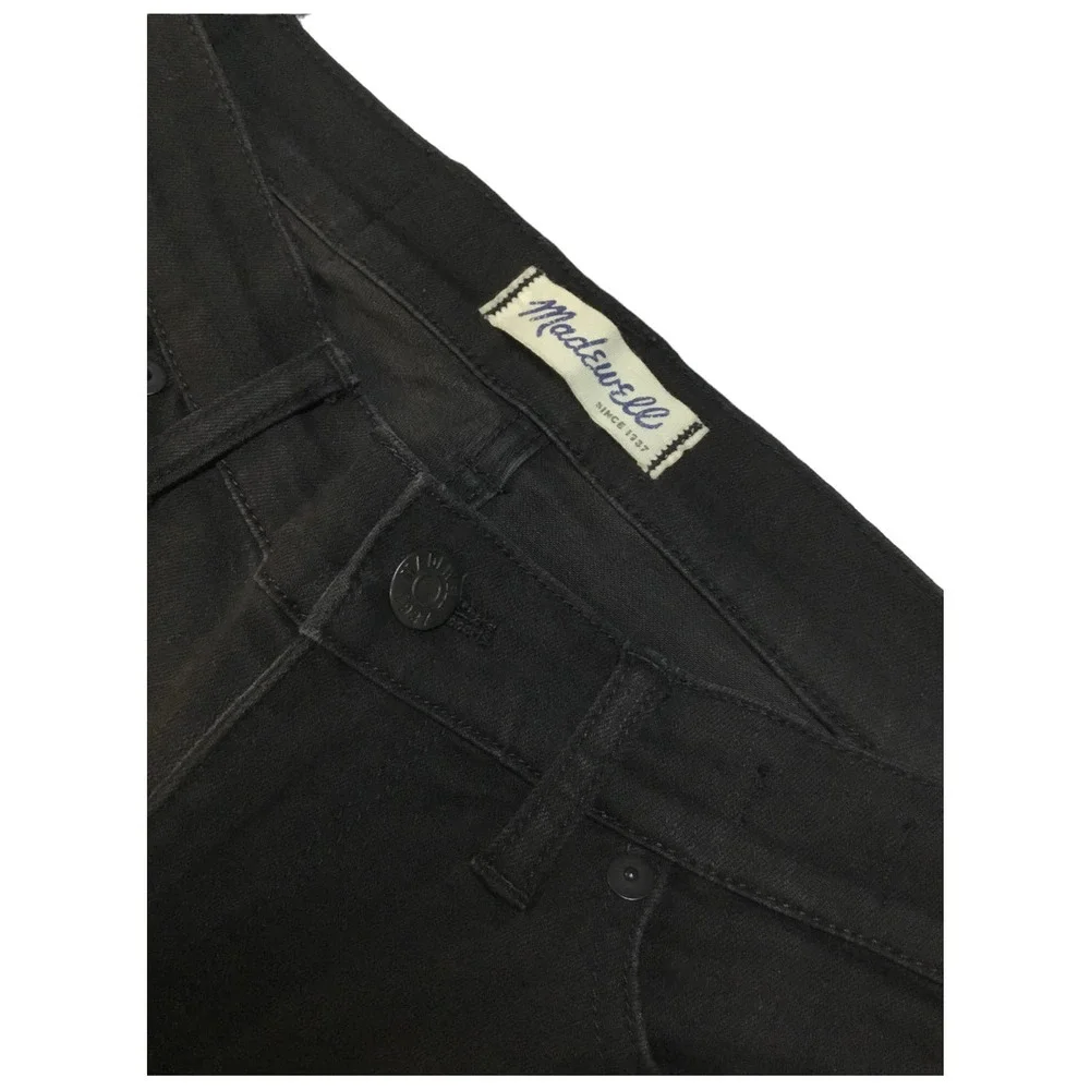 Madewell High Rise Skinny Skinny Carbondale B1799 Black Jeans 28 - Picture 9 of 12